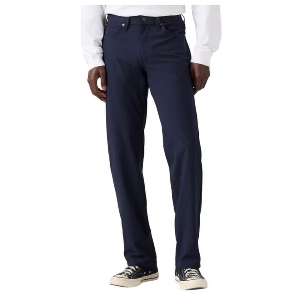 Levis 514 Straight Tech Pants Mens 38x30 Navy Blue High Stretch Cooling UPF 50+